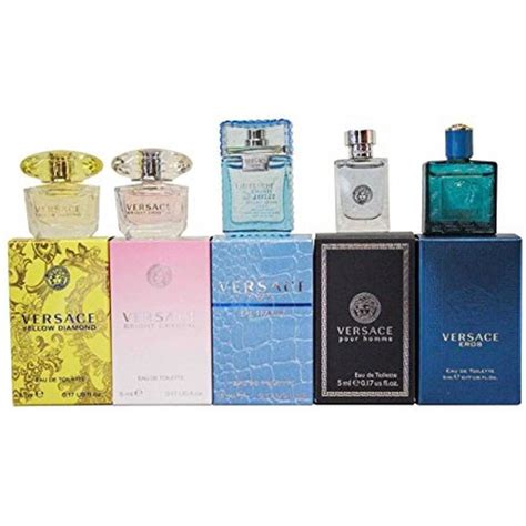 versace perfume mini size|Versace miniature perfume set.